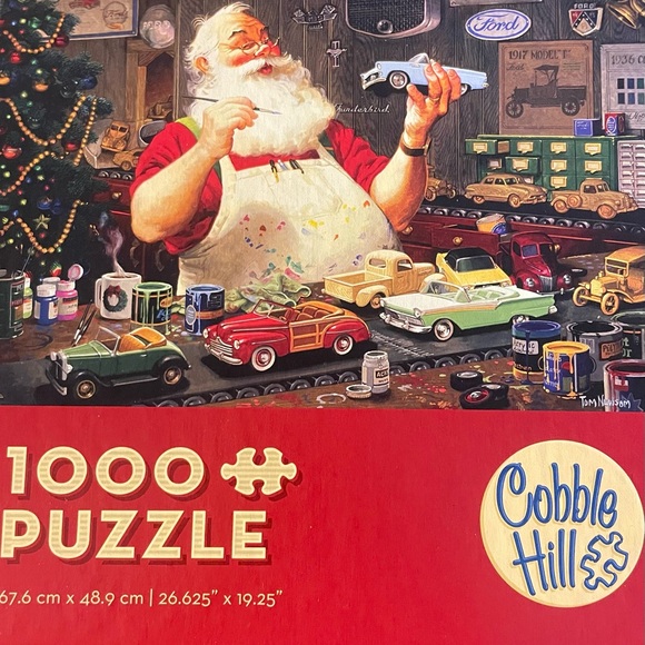 Cobble Hill Santa's Workshop Puzzle - Picture 1 of 3